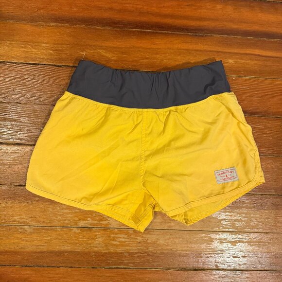 Territory Run Co All Day Run Orange Shorts Women's XS - Picture 2 of 5